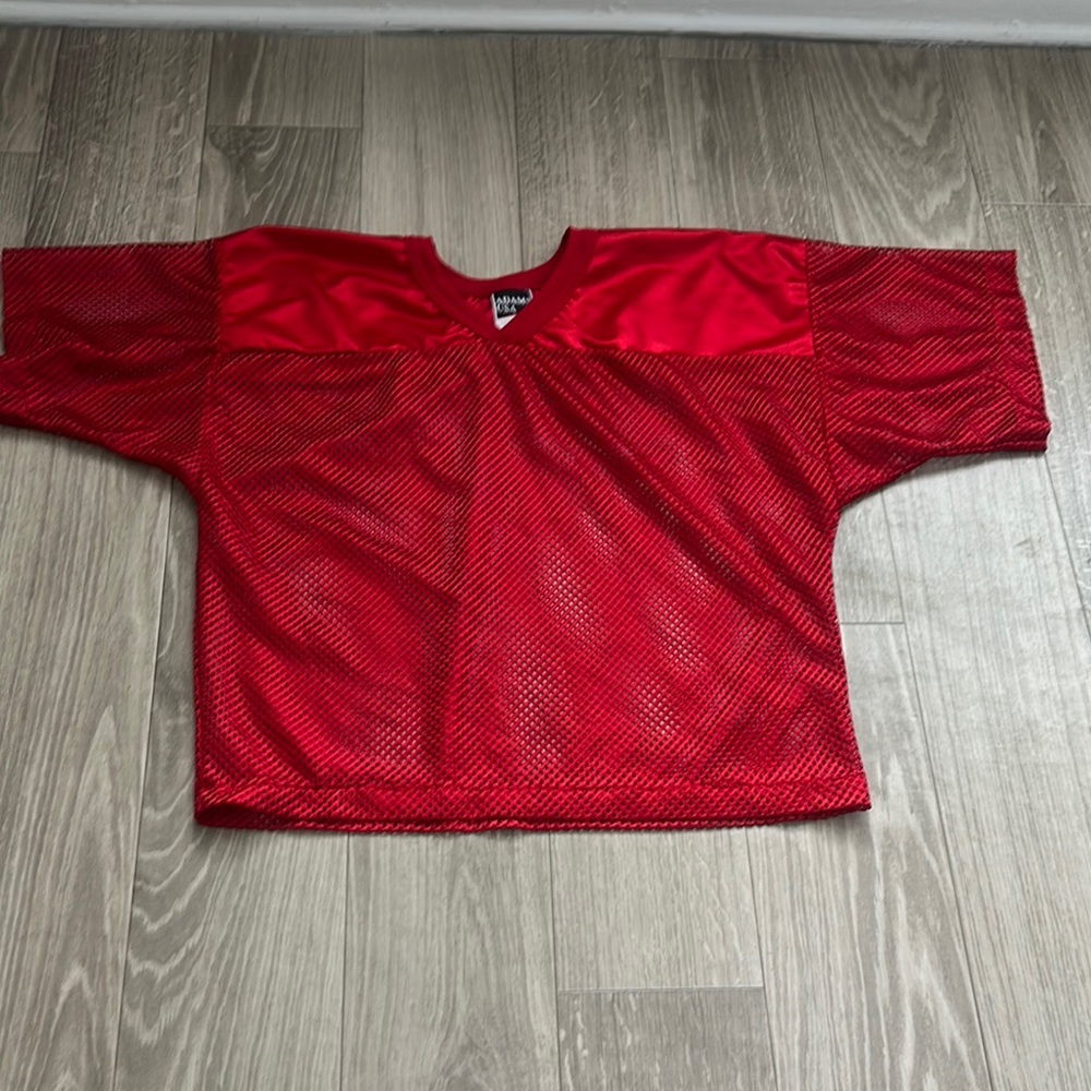 Adams USA Scarlet Mesh Sports Jersey